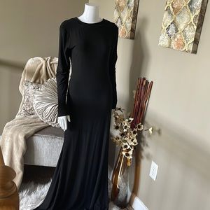 Long black formal dress